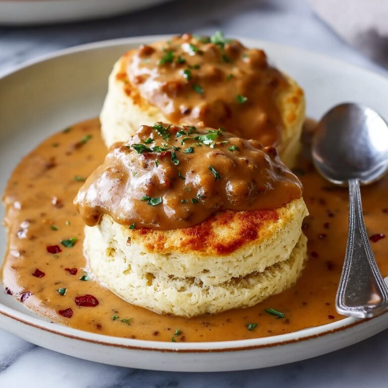 Biscuits and Chorizo Gravy: A Comforting Breakfast Twist Recipe