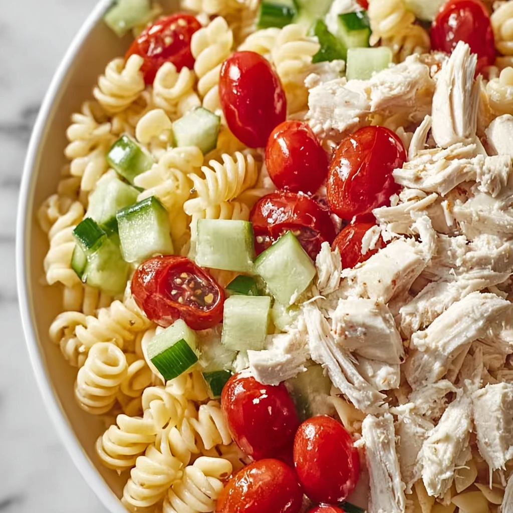 Savory Chicken Club Pasta Salad: Your Summer Flavor Fix Recipe - Recipe Image