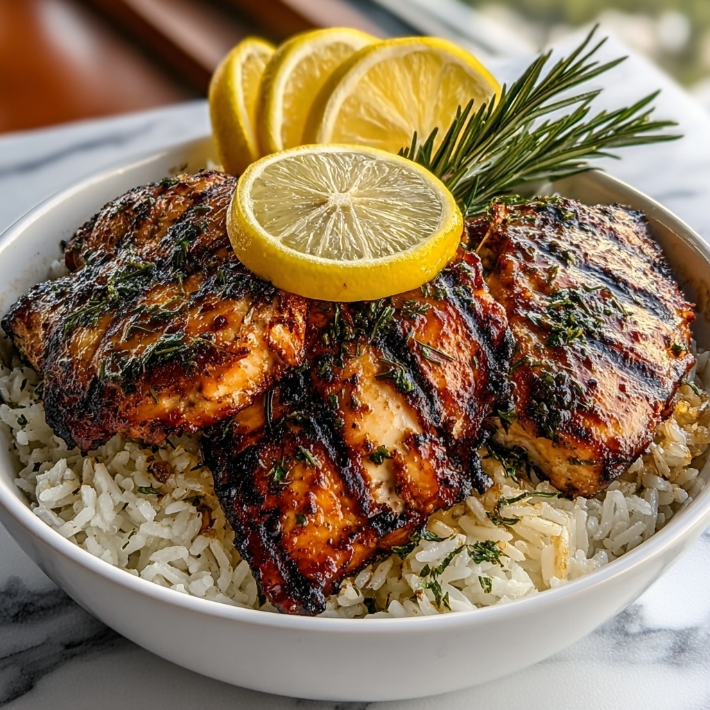 Lemon Herb Chicken and Rice Recipe - Recipe Image