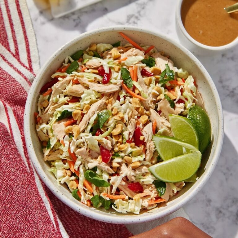 Thai Peanut Chicken Salad Recipe