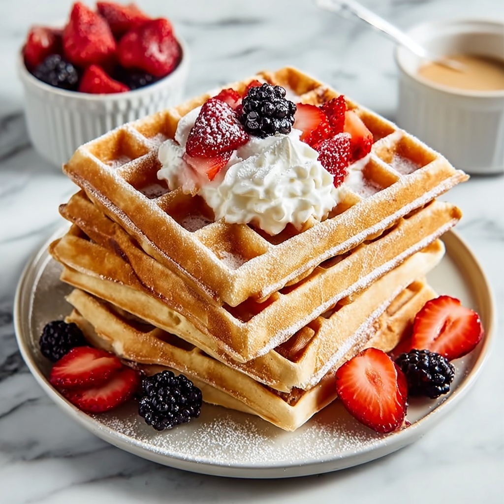 Healthy Protein Waffles in Just 10 Minutes Recipe - Recipe Image