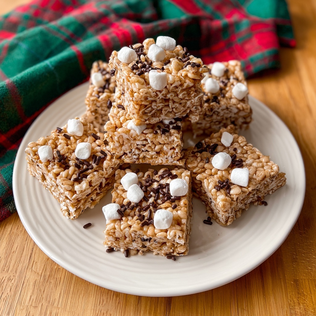 Hot Chocolate Rice Krispie Treats Recipe - Recipe Image