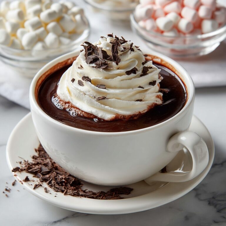 Rich Homemade Hot Chocolate Recipe