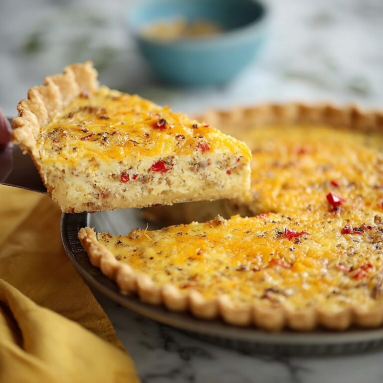 Bacon and Pimento Cheese Quiche Recipe