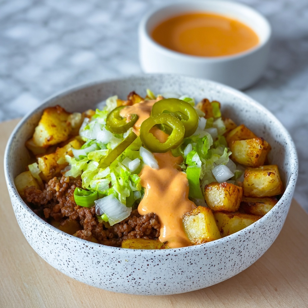 Loaded Potato Big Mac Bowl Recipe - Recipe Image