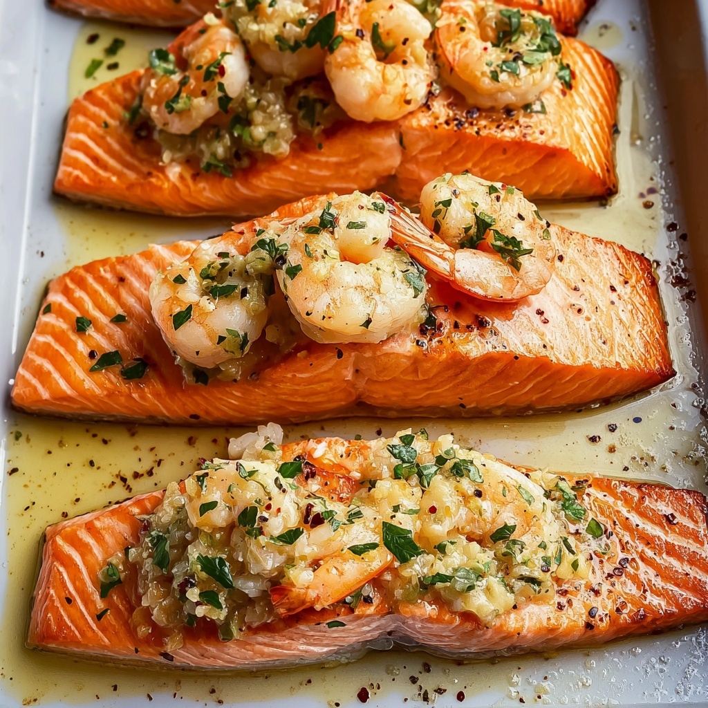 Crab and Shrimp Stuffed Salmon Recipe - Recipe Image