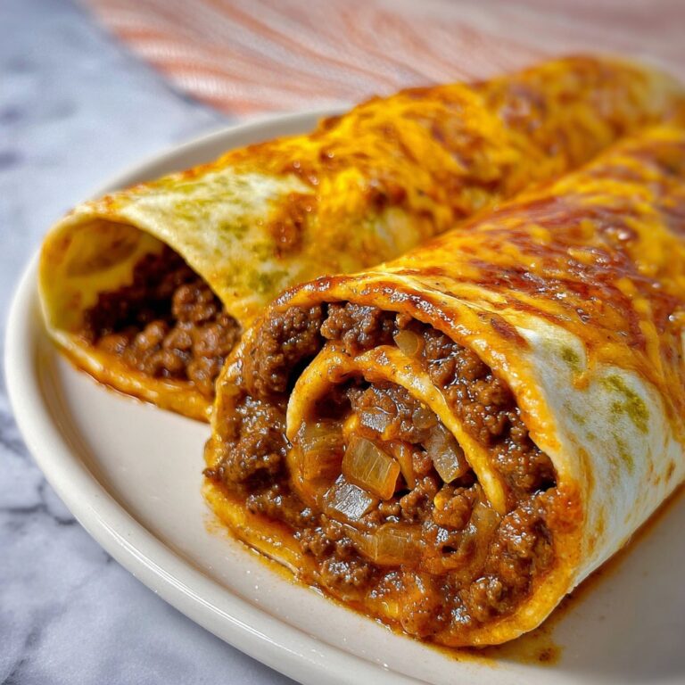 Beef and Cheese Chimichangas Recipe