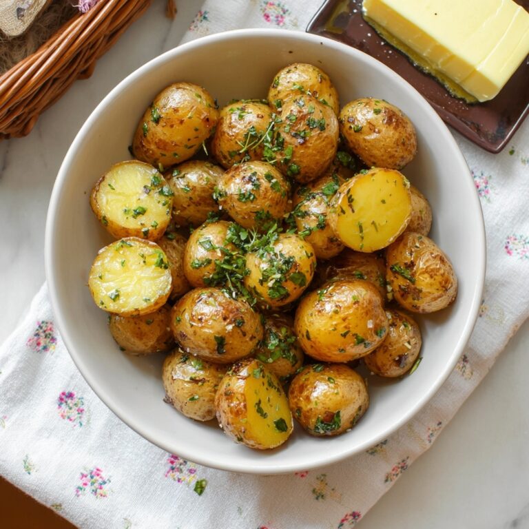 Garlic Butter Roasted Potatoes Recipe