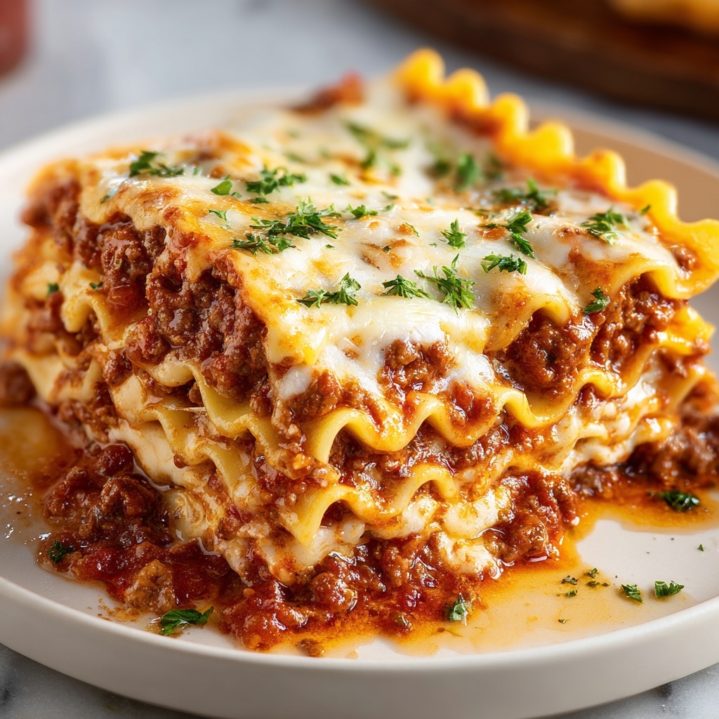 Easy Slow Cooker Lasagna Recipe - Recipe Image