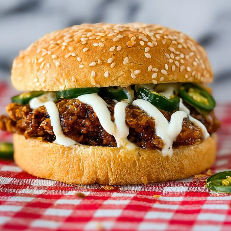 Jalapeno Honey Drenched Crispy Fried Chicken Sandwich Recipe