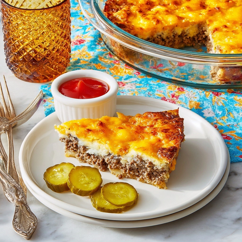 Cheeseburger Pie Recipe - Recipe Image