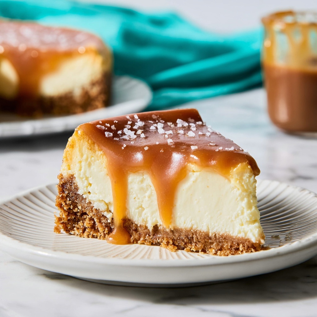 Salted Caramel Cheesecake Recipe - Recipe Image