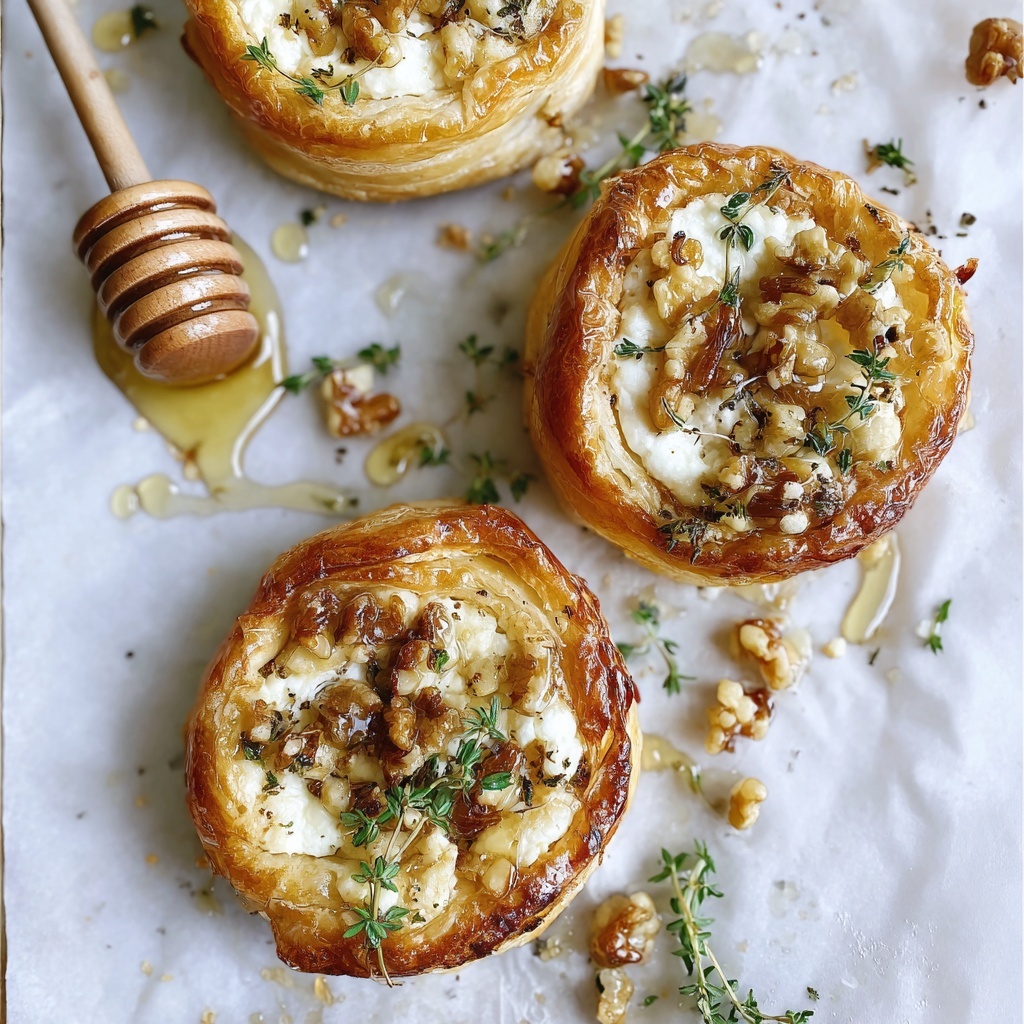 Goat Cheese and Walnut Tarts Recipe - Recipe Image
