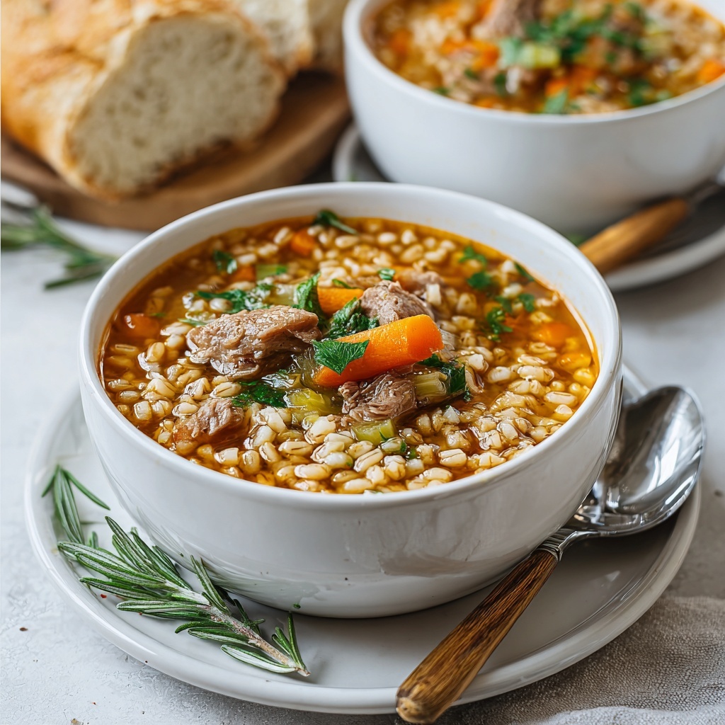 Hearty Beef Barley Soup Recipe - Recipe Image