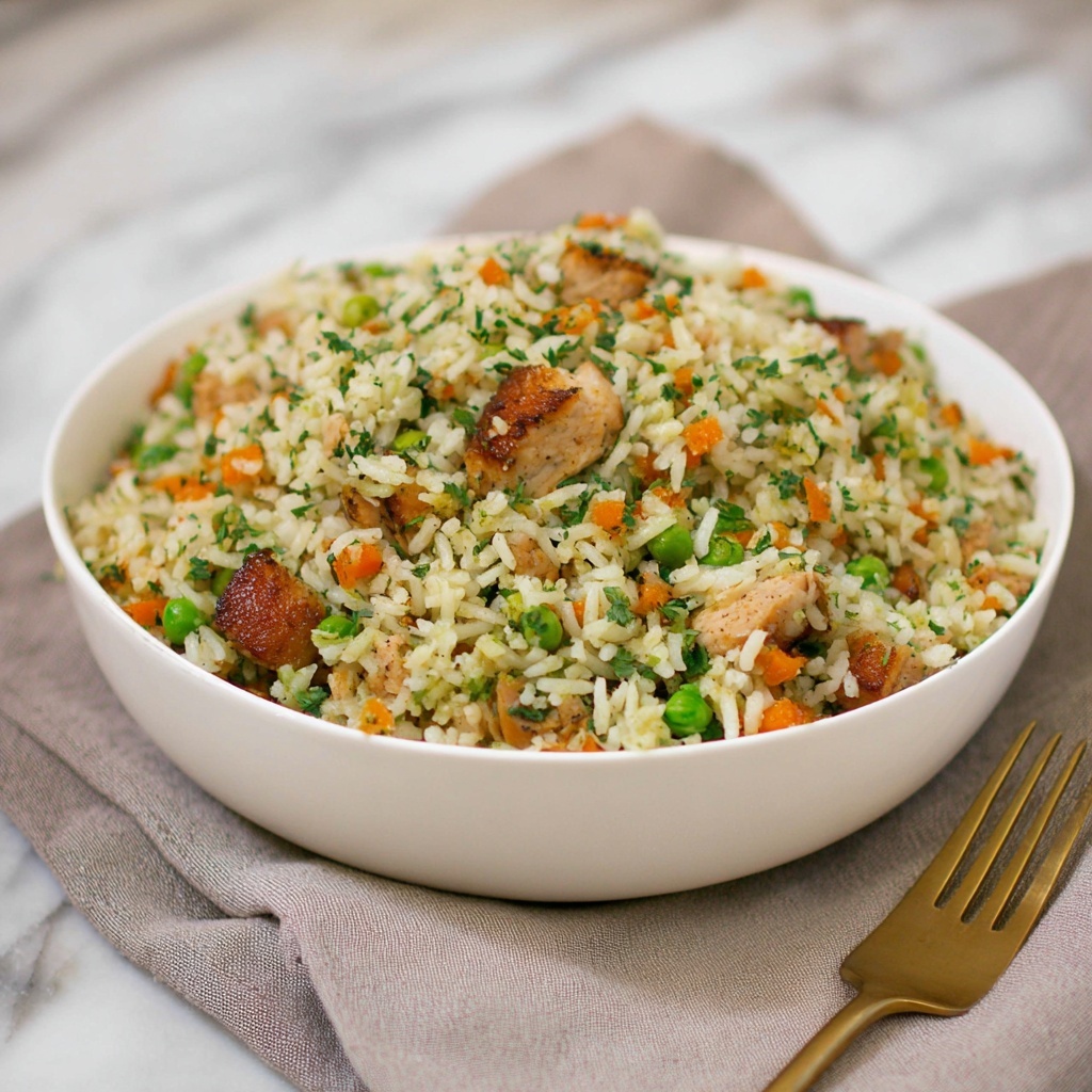 Herbed Chicken and Rice Recipe - Recipe Image