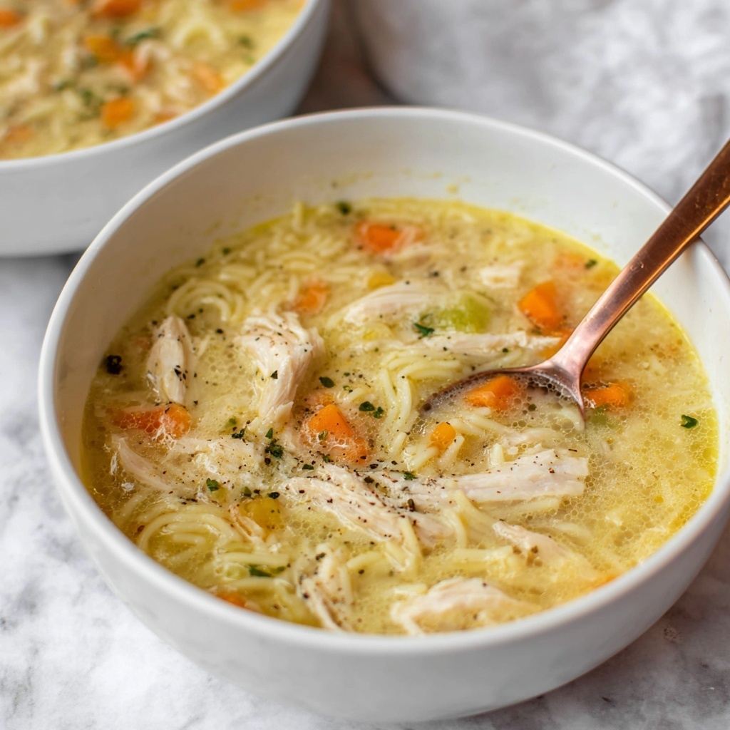 Lemon Chicken Orzo Soup Recipe - Recipe Image