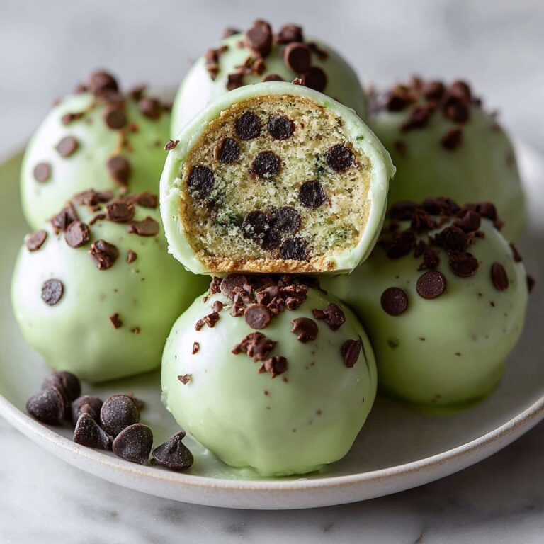 Mint Chocolate Chip Protein Balls Recipe