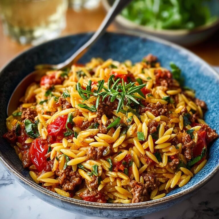 Ground Beef Orzo: A Delicious and Easy One-Pan Recipe