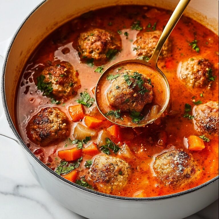 Italian Meatball Soup Recipe