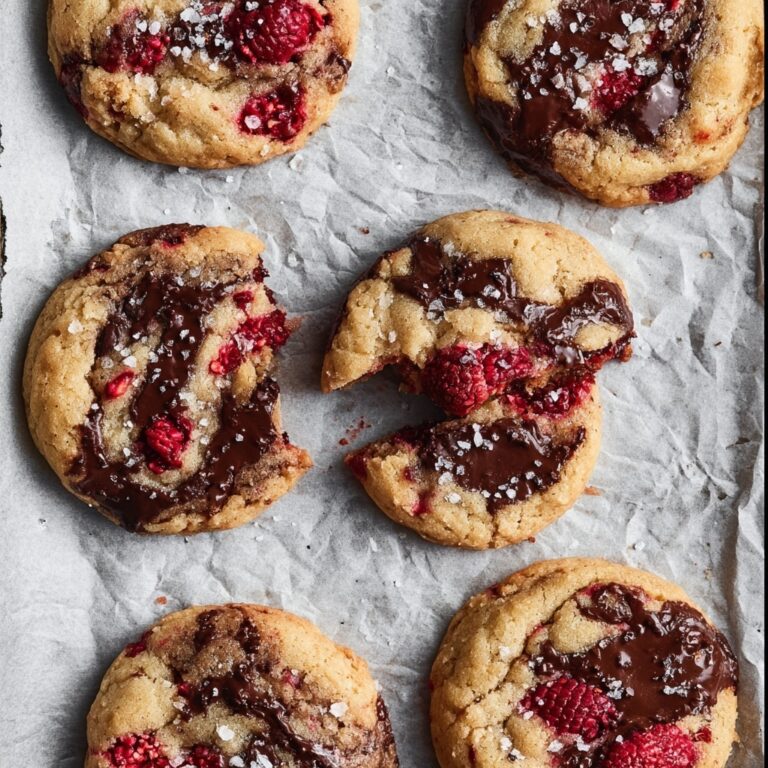Raspberry Chocolate Chip Cookies Recipe