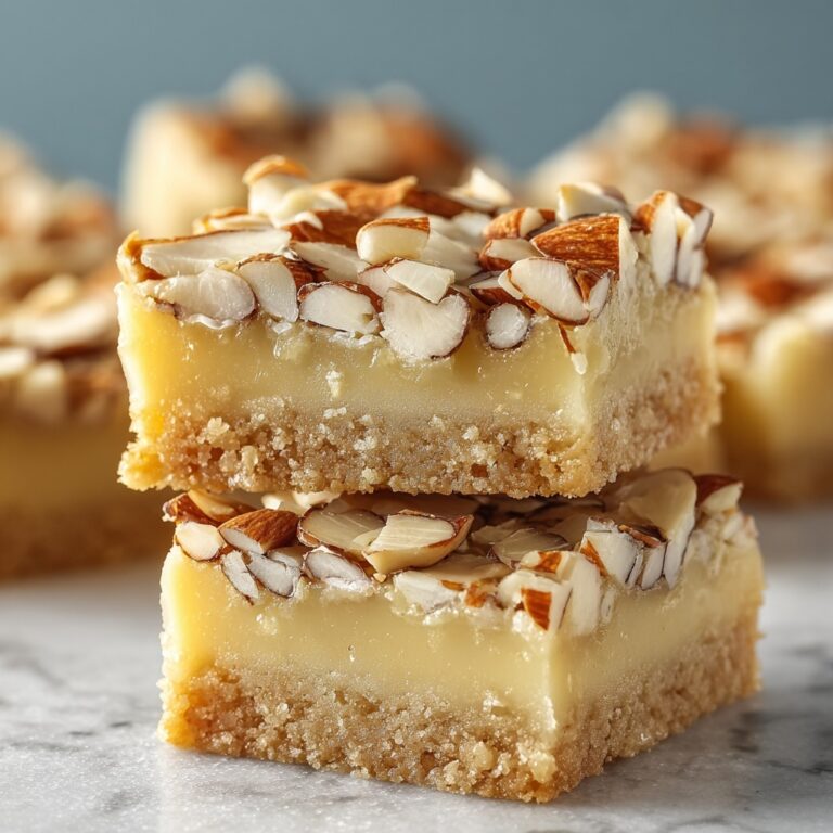 Almond Bars with White Chocolate Drizzle Recipe