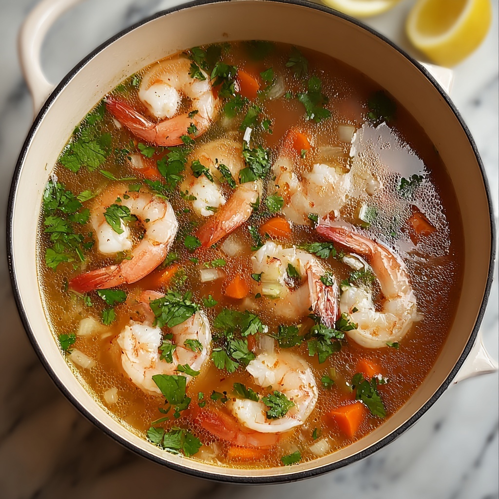 Quick and Spicy Shrimp Soup Recipe - Recipe Image