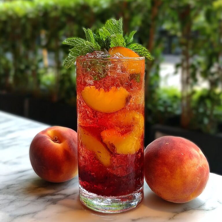 Peach Hibiscus Sunset Tea: Your Refreshing Summer Sip