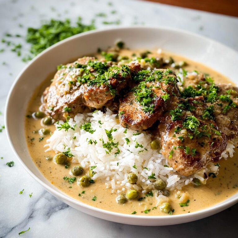 Easy Creamy Smothered Chicken & Rice Delight