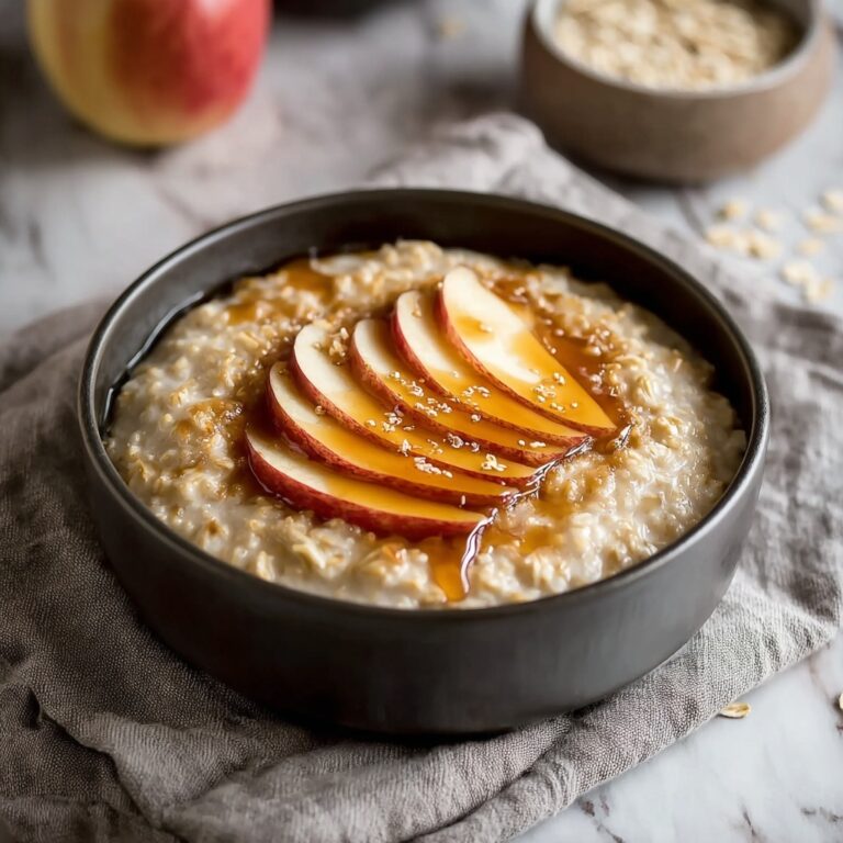 Cozy Caramel Apple Oatmeal for Chilly Fall Mornings