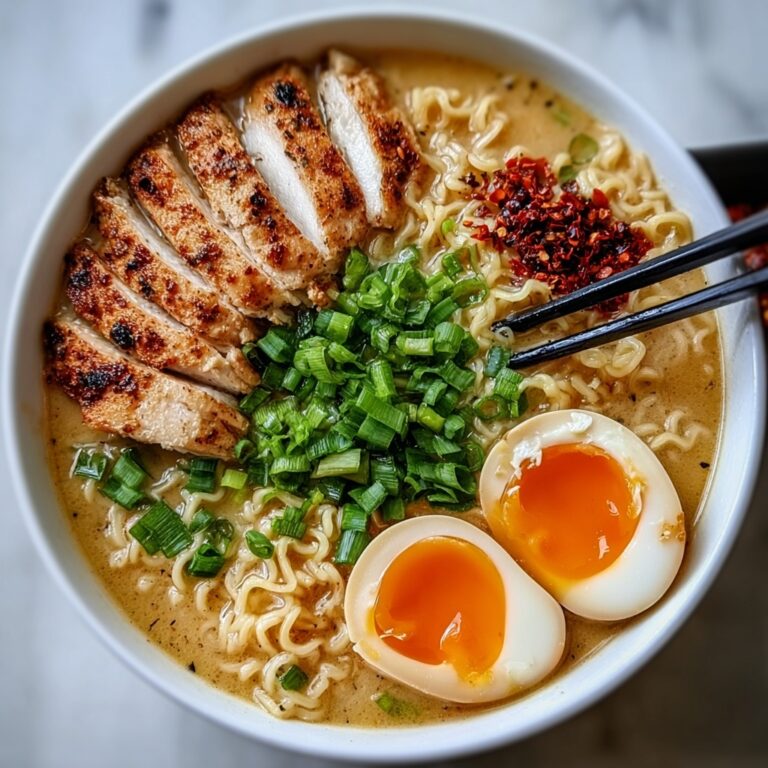 Dreamy Garlic Chicken Ramen: Comfort in Every Slurp!