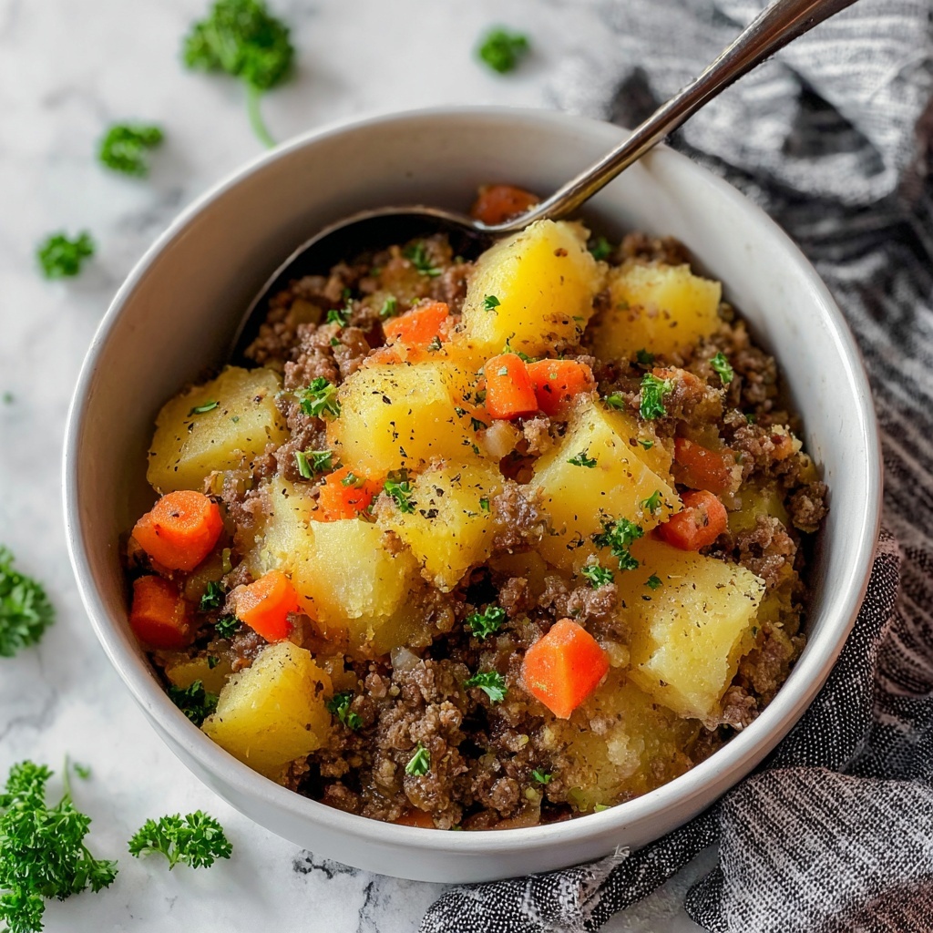 Ground Beef and Potato Casserole Recipe - Recipe Image