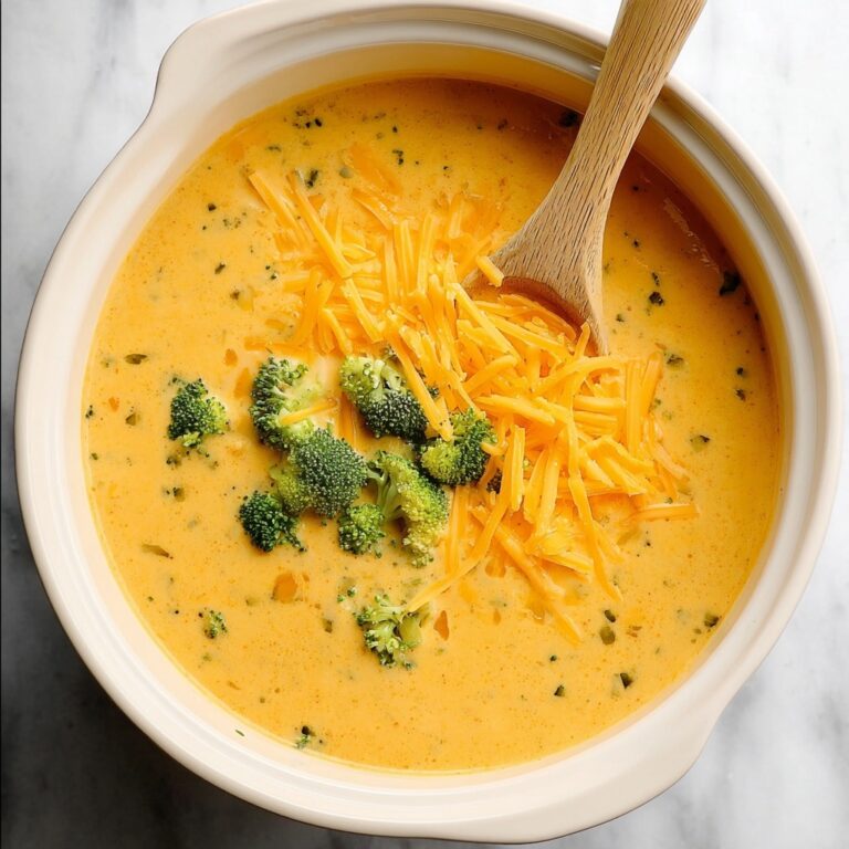 Slow Cooker Broccoli Cheese and Potato Soup Recipe