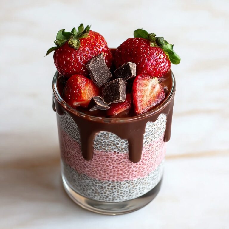 Chocolate-Covered Strawberry Chia Pudding Recipe