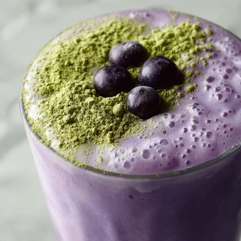 Wild Blueberry Vanilla Matcha Smoothie Recipe
