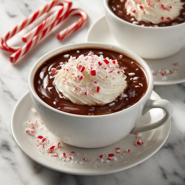 Rich Peppermint Hot Chocolate Recipe