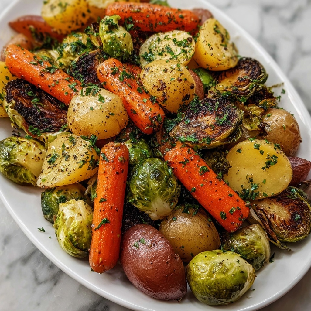 Cowboy Butter Roasted Vegetables: Crispy, Creamy Bliss! Recipe - Recipe Image
