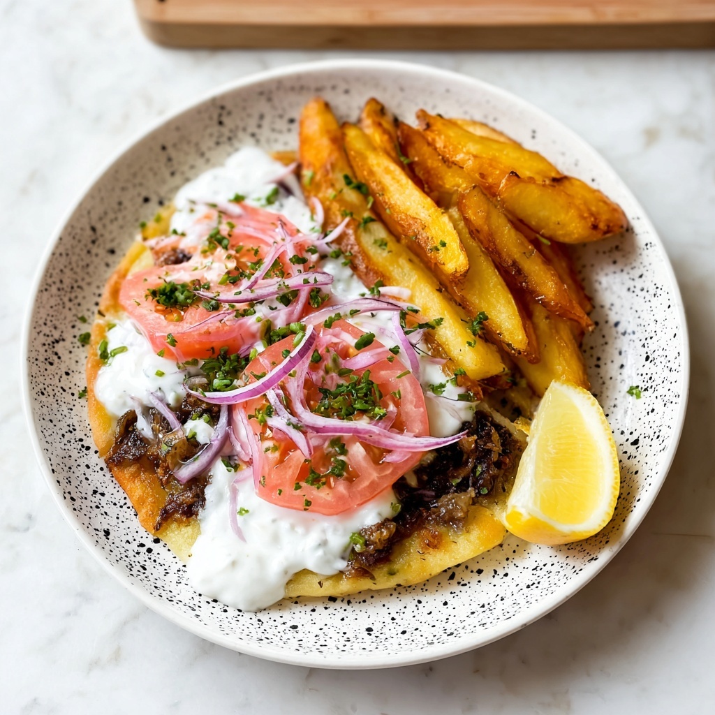 Gyros Smashed Tacos Recipe - Recipe Image