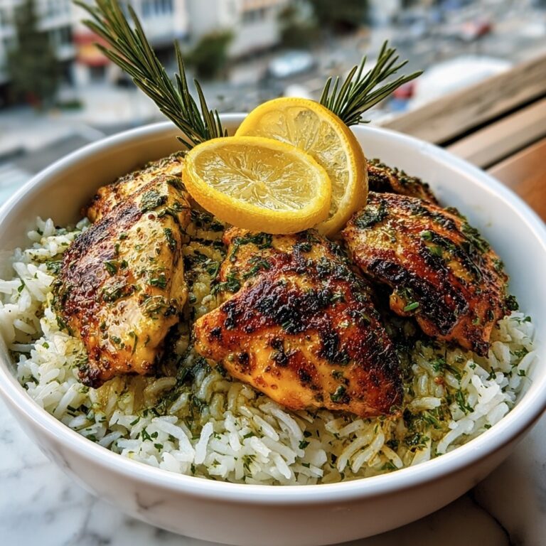 Lemon Herb Chicken and Rice Recipe