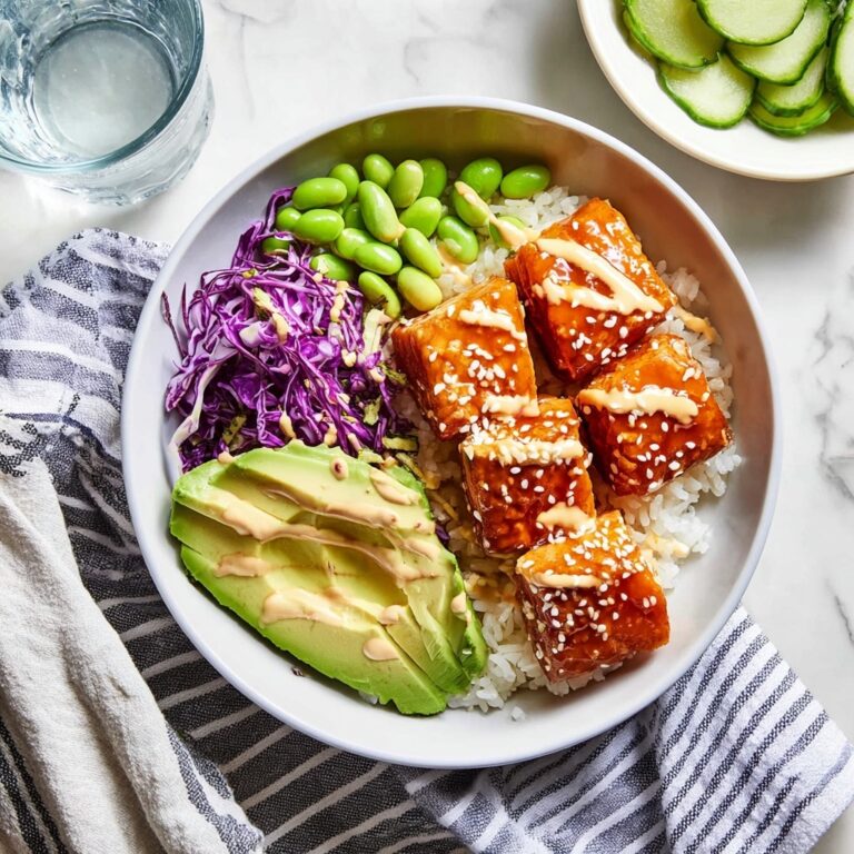 Crispy Salmon Rice Bowls with Ginger Scallion Rice and Spicy Sriracha Mayo Recipe