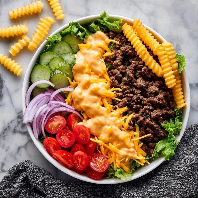 Cheeseburger Bowls with Copycat Big Mac Sauce Recipe