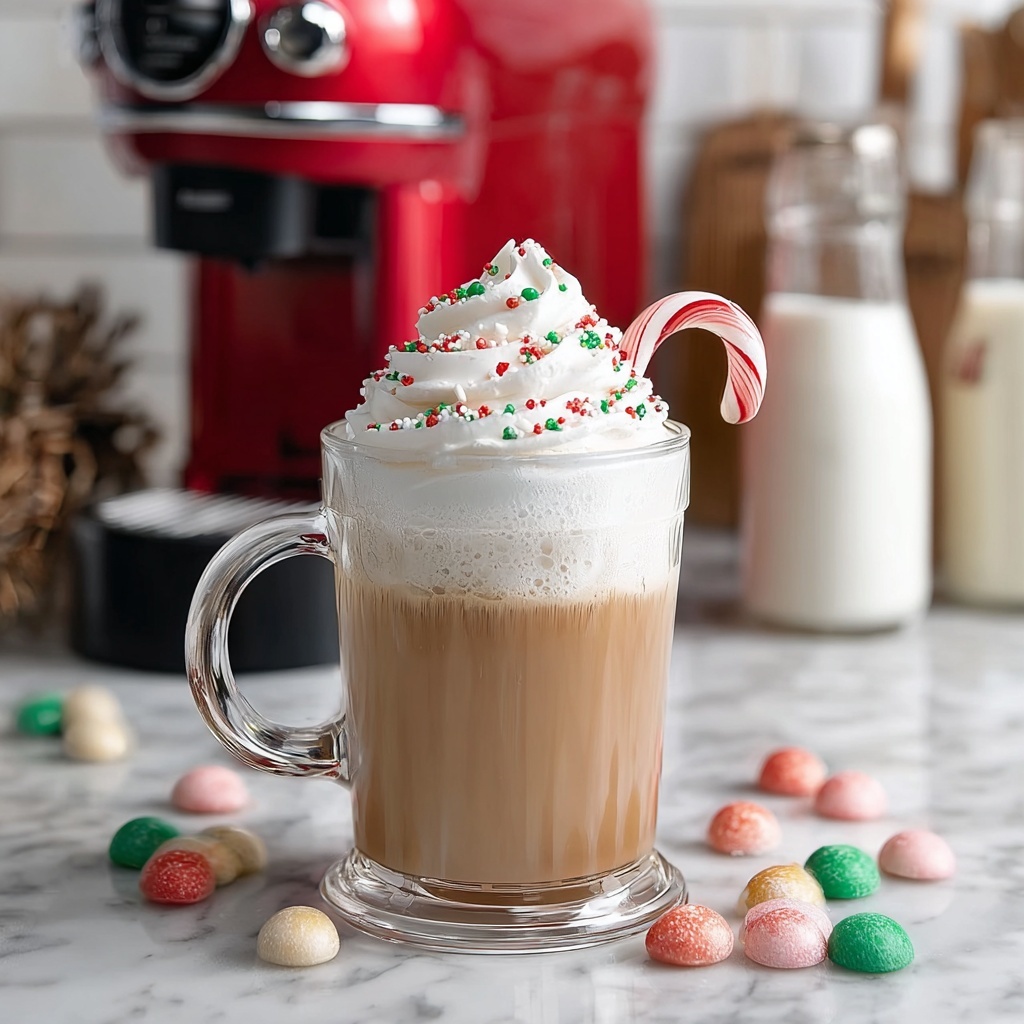 Peppermint Marshmallow Latte Recipe - Recipe Image