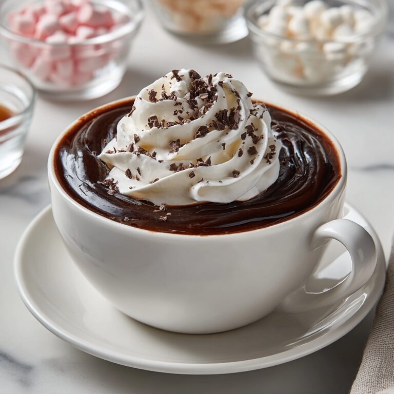 Rich Homemade Hot Chocolate Recipe