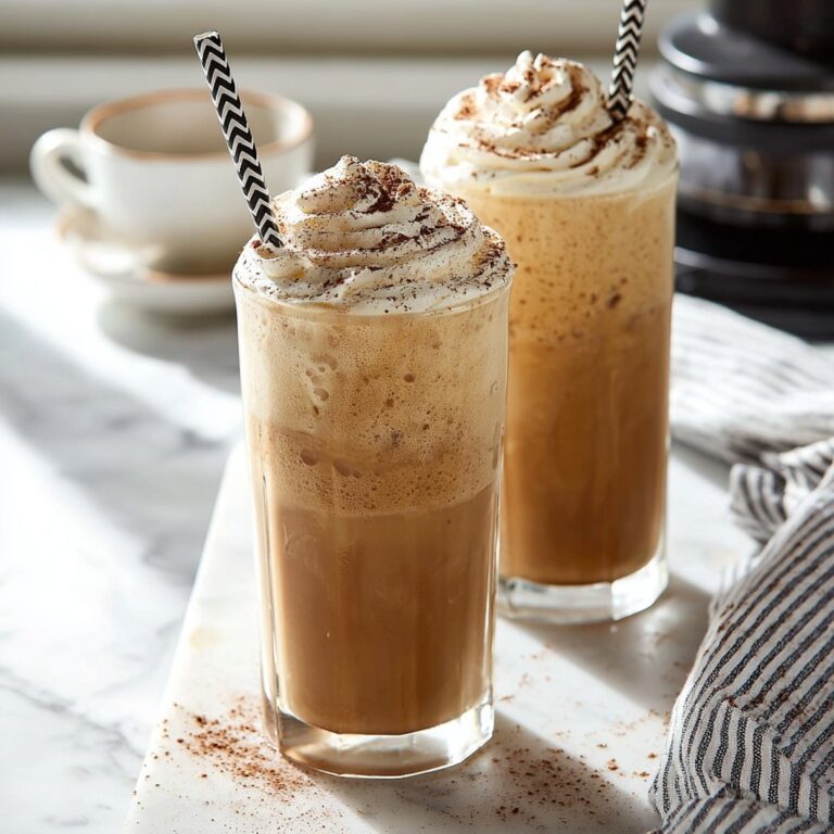 Homemade Vanilla Honey Coffee Frappuccino Recipe