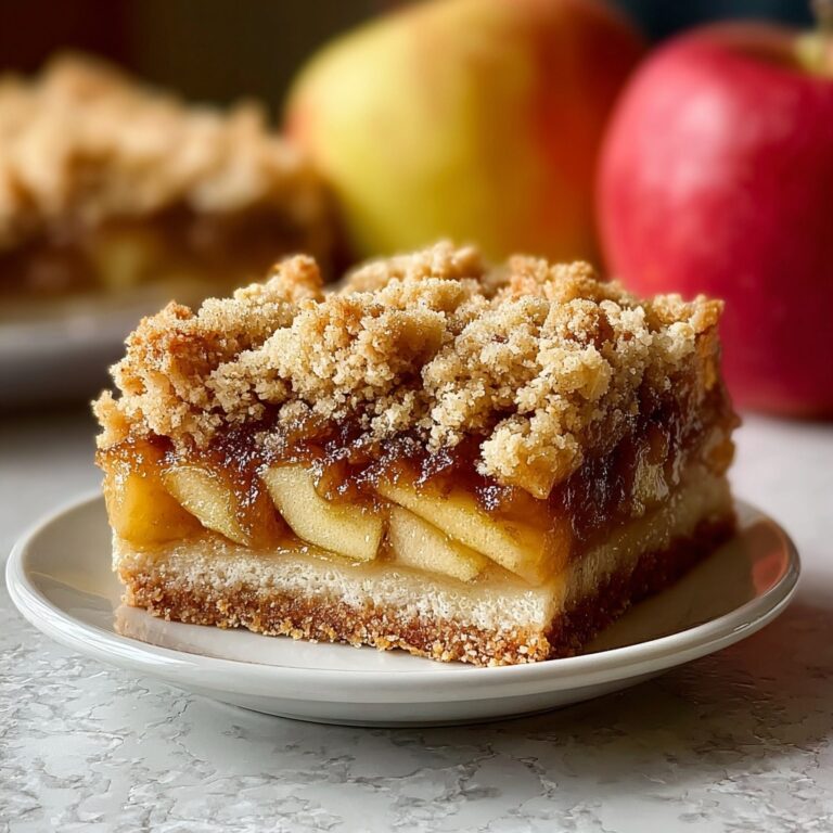 Salted Caramel Apple Crumble Bars Recipe