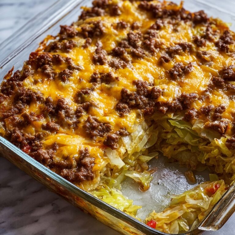 Southern Style Cabbage Beef Bake Recipe