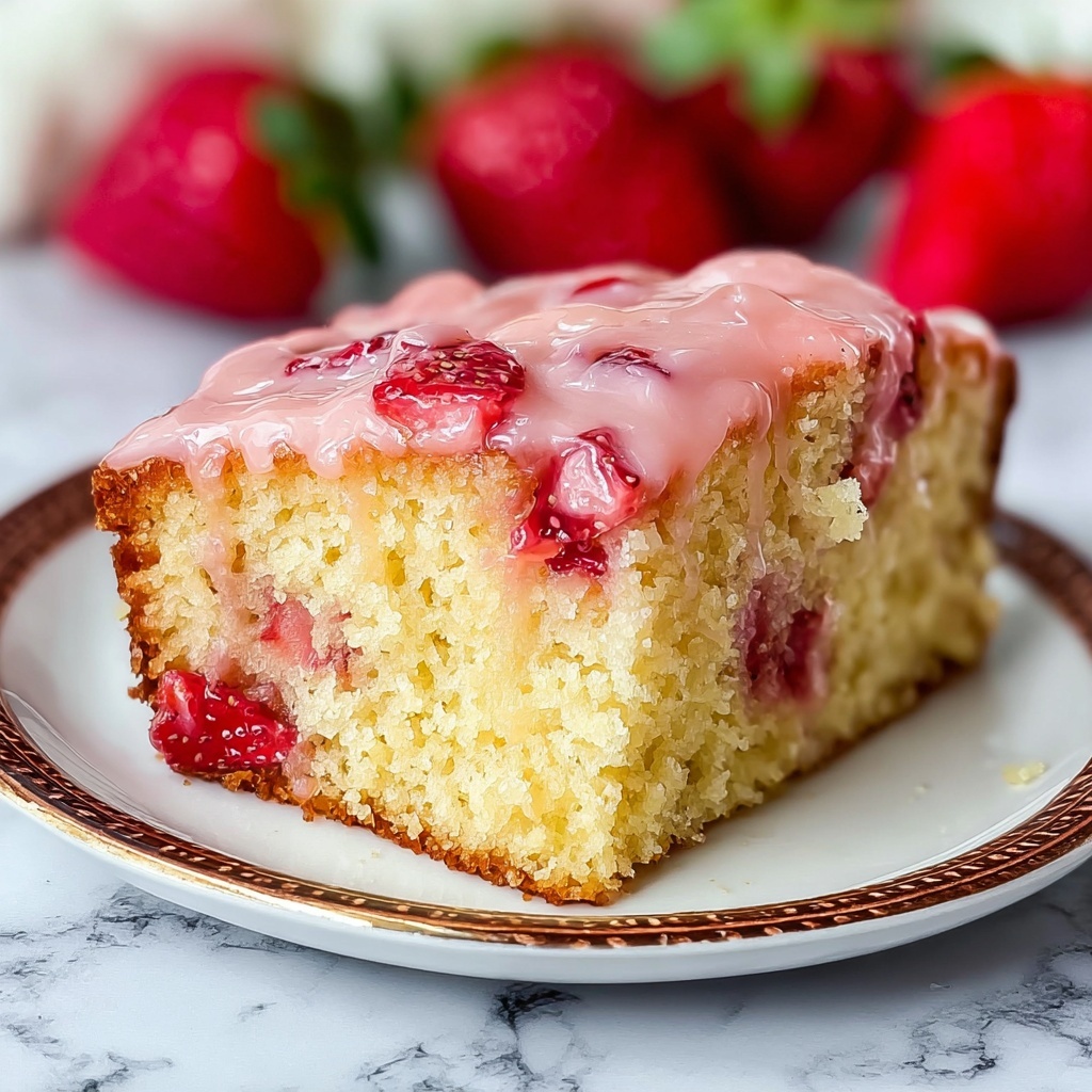 Strawberry Pound Cake Recipe - Recipe Image