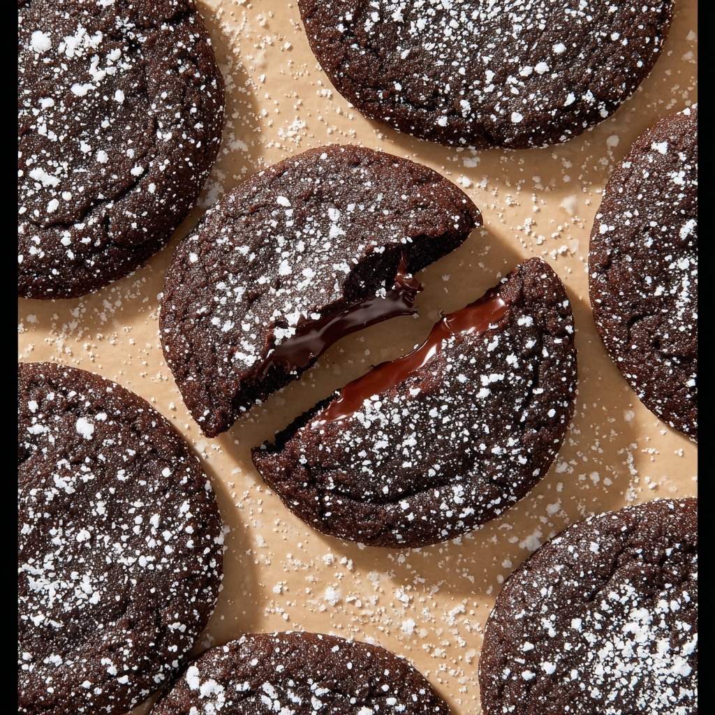 Chocolate Lava Cookies Recipe - Recipe Image