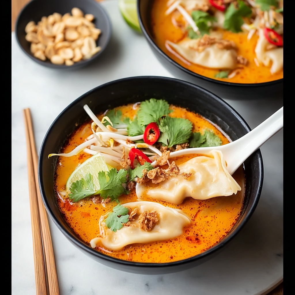 Quick Dumpling Laksa Recipe - Recipe Image