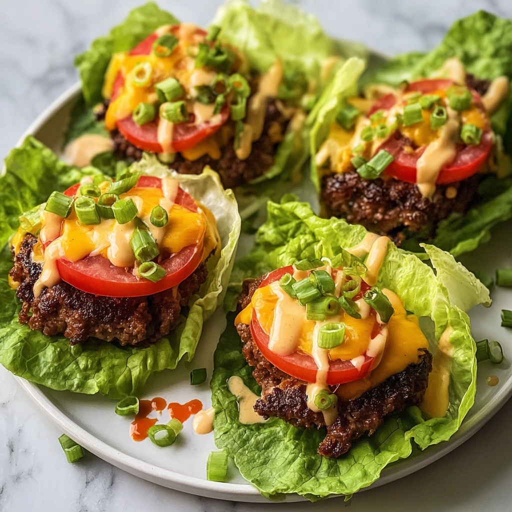 Easy Cheeseburger Lettuce Wraps Recipe – Your Low-Carb Twist Recipe - Recipe Image