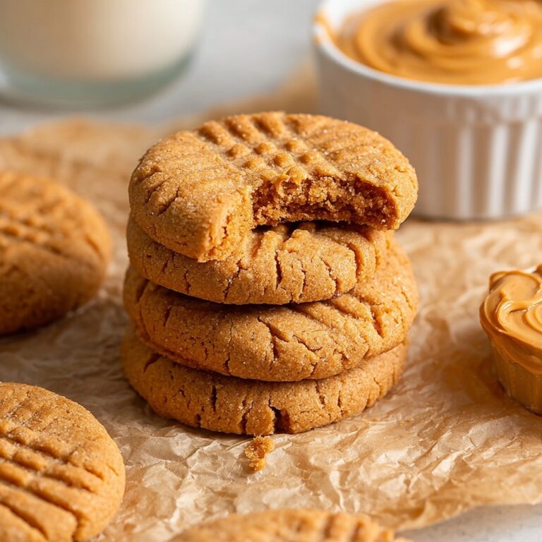 3 Ingredient Peanut Butter Cookies Recipe